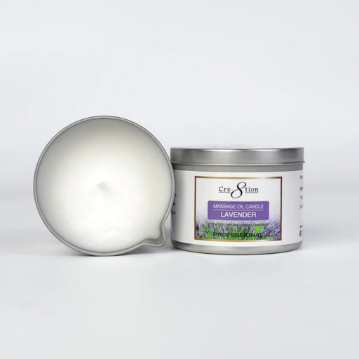 Cre8tion Massage Oil Candles 6oz - LAVENDER
