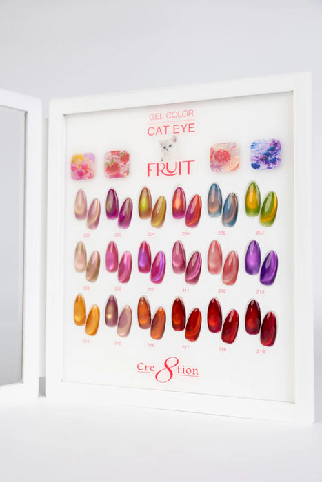 Cre8tion Acrylic Booklet - FRUIT Cat Eye (18 colors)