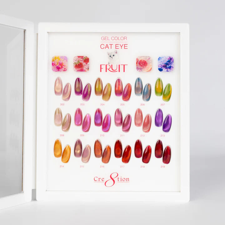 Cre8tion Acrylic Booklet - FRUIT Cat Eye (18 colors)