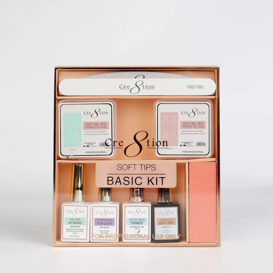 Cre8tion Soft Tips - BASIC KIT — Nails Cost, Inc.
