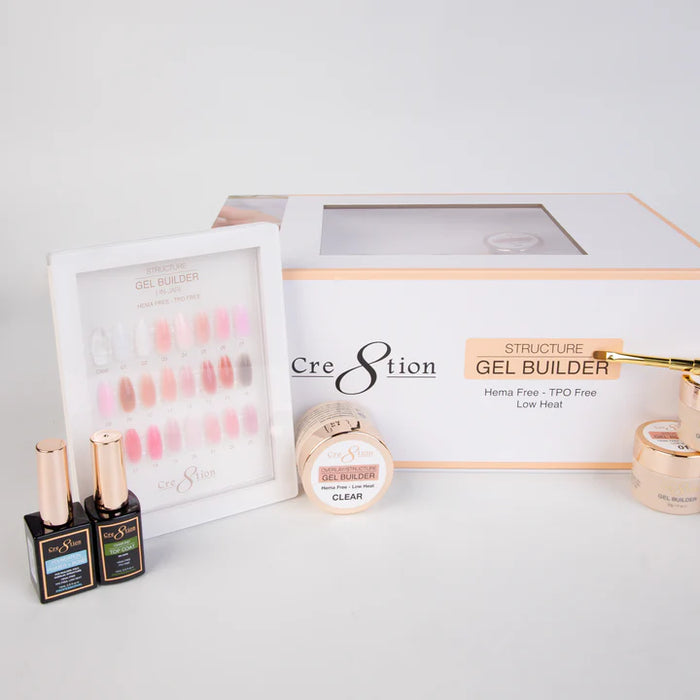 Cre8tion Kit (24 Colors) - Builder Gel in Jar 1oz (HEMA & TPO Free)