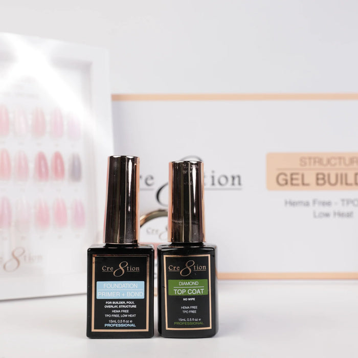 Cre8tion Kit (24 Colors) - Builder Gel in Jar 1oz (HEMA & TPO Free)