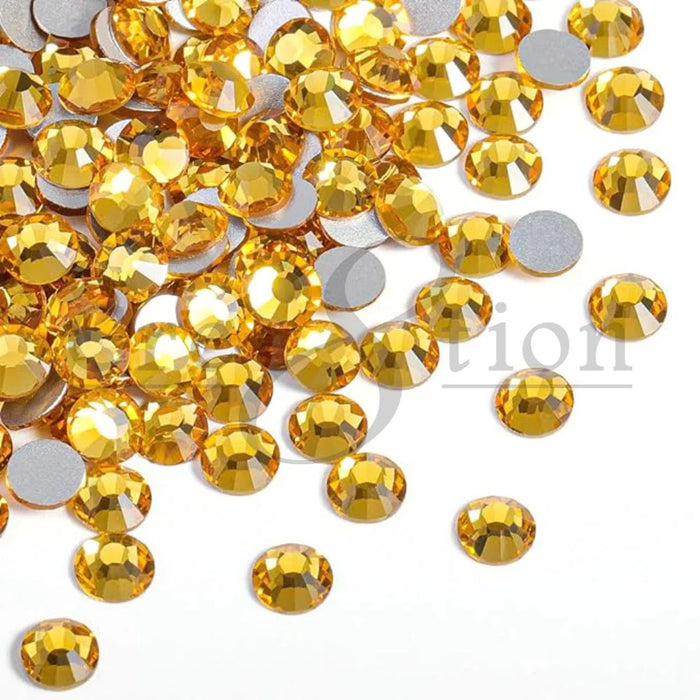 Cre8tion Rhinestone Nail Art - Topaz (Pk: 80 pcs/pack)