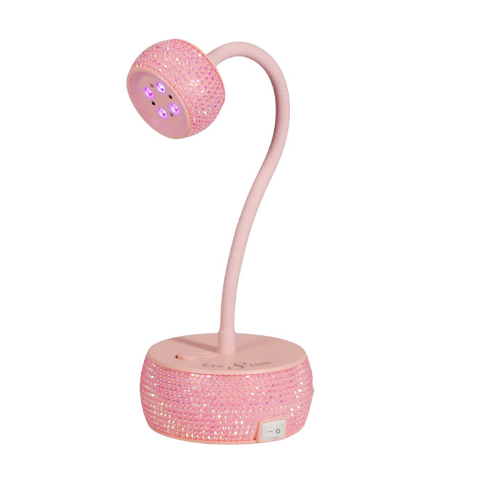 Cre8tion Rechargeable LED Lamp 12W - Pink Crystal (Pk: 1 pcs/box, 25 box/case)