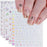 Airtouch Hollo 3D Nail Art Sticker, Butterfly Collection, Color List Note, 000