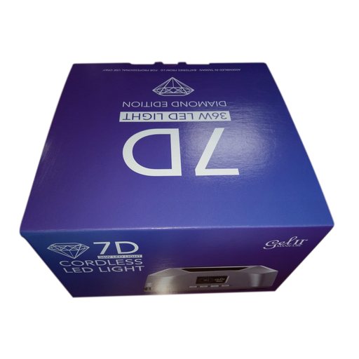 Gel II UV/LED CORDLESS Rechargable Lamp, 7D Diamond