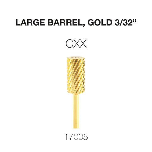 Cre8tion Carbide Large Barrel, CXX, Gold 3/32