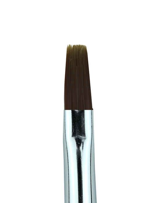 Cre8tion Synthetic Dark Brown Hair Gel Brush - Square, #08 (Pk: 5 pcs/pack)