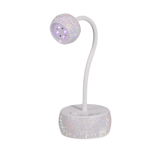 Cre8tion Rechargeable LED Lamp 12W - White Crystal (Pk: 1 pcs/box, 25 box/case)