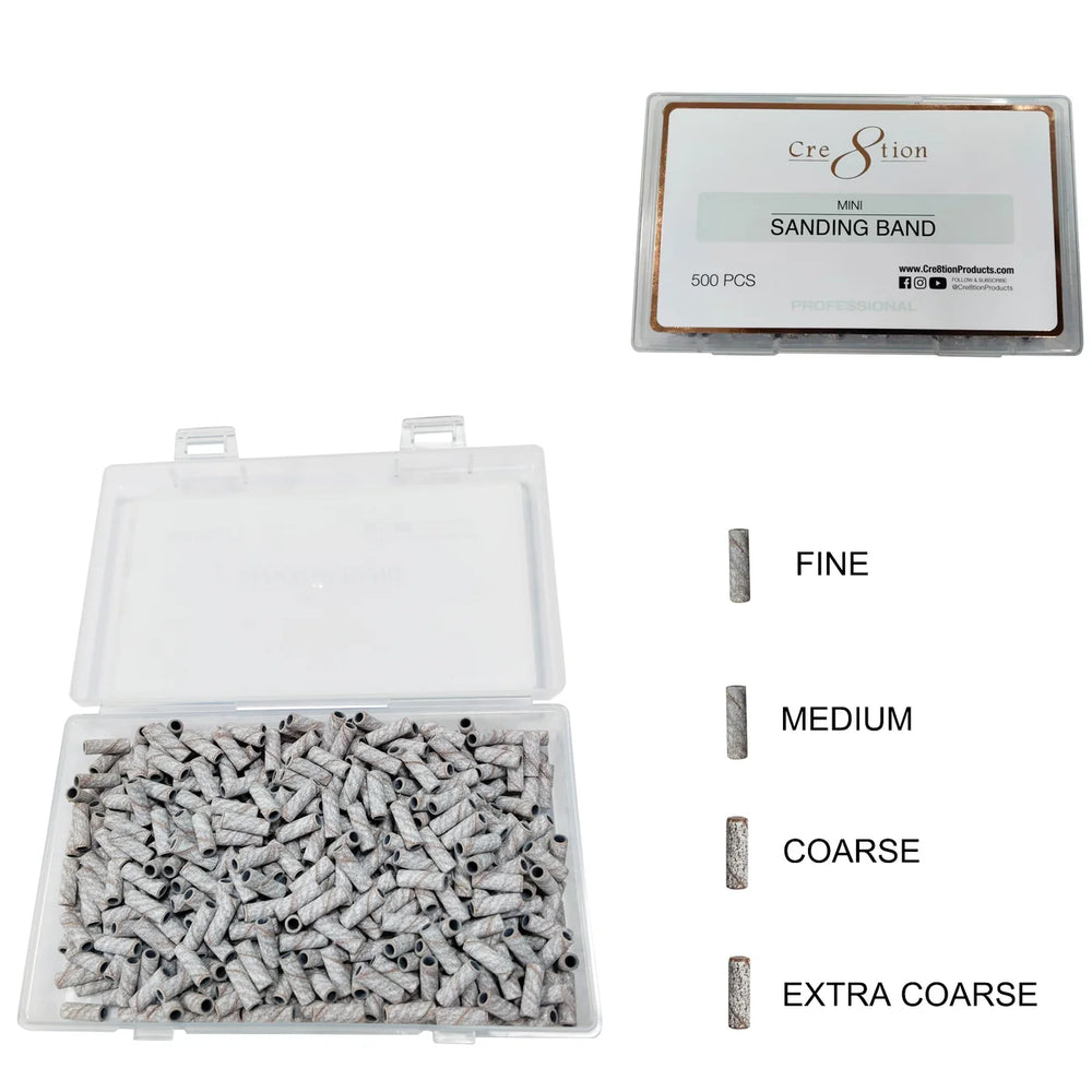 Cre8tion Mini Zebra Sanding Band, X-COARSE (Pk: 500 pcs/box, 500 boxes/case)