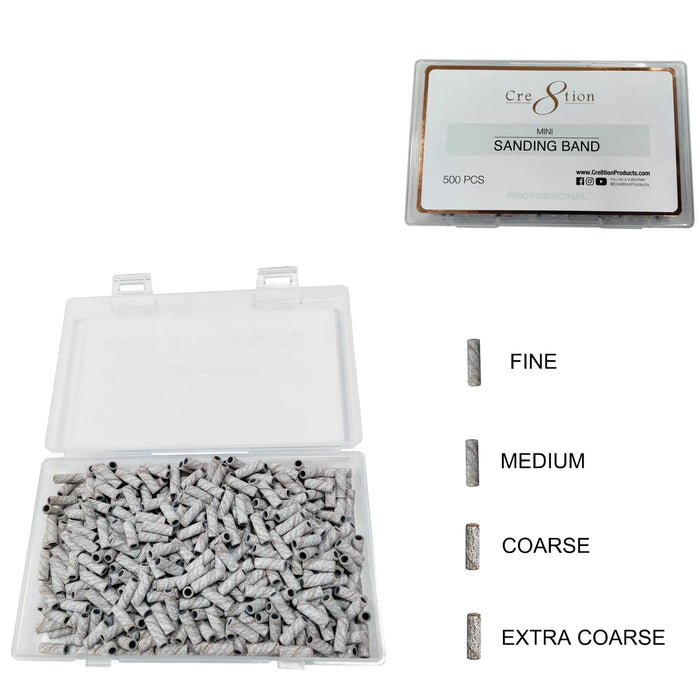 Cre8tion Mini Zebra Sanding Band, MEDIUM (Pk: 500 pcs/box, 500 boxes/case)