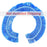 Cre8tion Disposable Spa Liner - BLUE, CASE, 125cm (Pk: 400pcs/case)