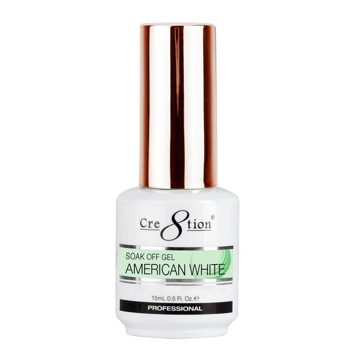 Cre8tion American White Gel, 0.5oz, 09600