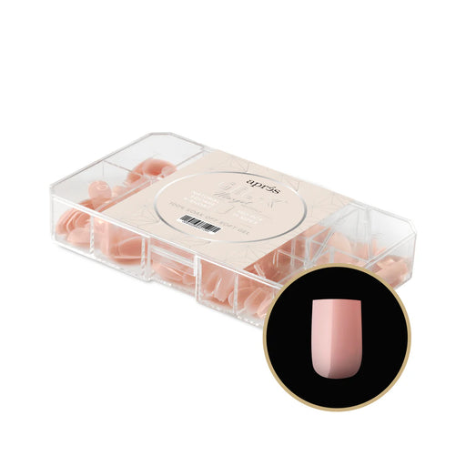 Apres Neutrals Gel-X Tips, Margot Neutrals Sculpted Square Long, S-SL, 57813 (PK: 150pcs/box)