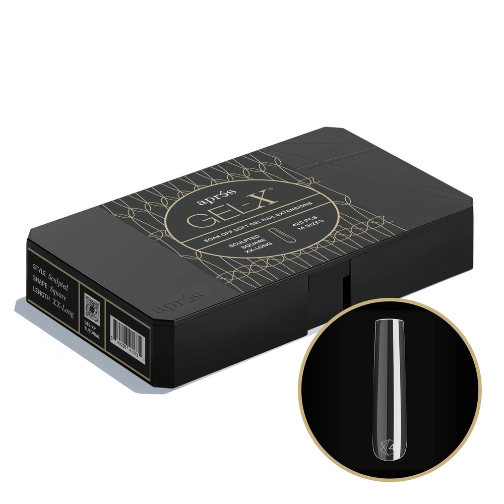 Apres Sculpted Square Extra Extra Long, S-SSXXL (Pk: 5 Boxes/case)