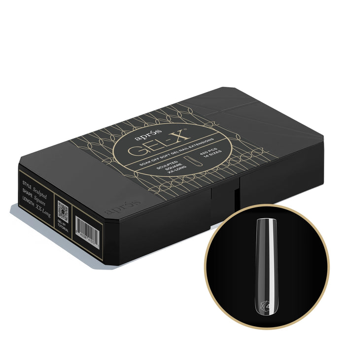 Apres Sculpted Square Extra Extra Long, S-SSXXL (Pk: 5 Boxes/case)