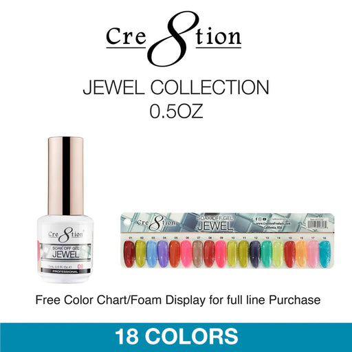 Cre8tion 0.5oz GEL Jewel Collection 000