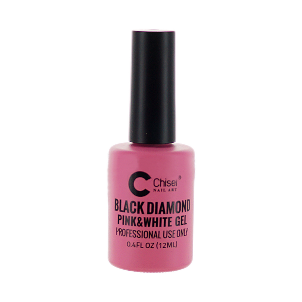 Chisel Black Diamond, Pink & White Gel, 0.4oz