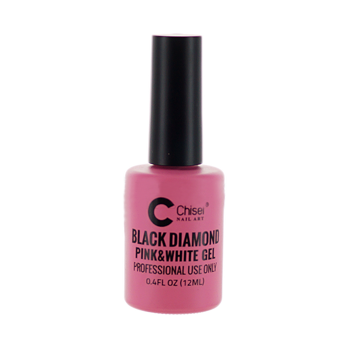 Chisel Black Diamond, Pink & White Gel, 0.4oz