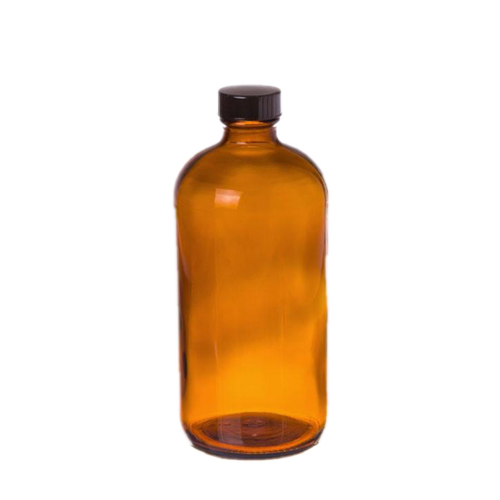 Cre8tion Glass AMBER Bottle, 16oz, 26093