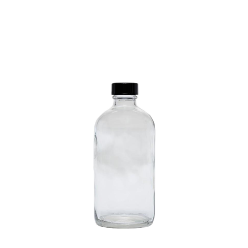 Cre8tion Glass CLEAR Bottle, 8oz (Pk: 12 pcs/case)