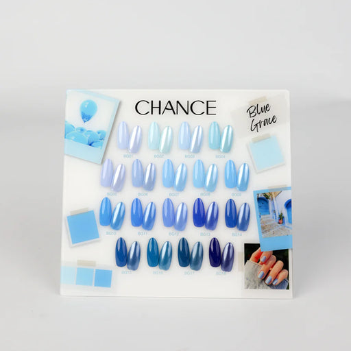 Chance Counter Display Color Chart (18 Colors) - Blue Grace Collection