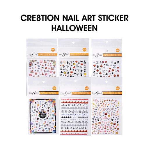 Cre8tion Nail Art - Sticker Halloween Collection (14 Styles) 000
