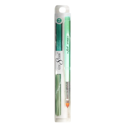 Cre8tion Nail Design Brush, #14 (Pk: 10 pcs/pack)