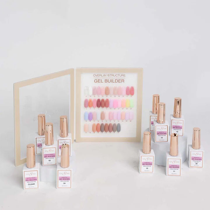 Cre8tion Acrylic Booklet - OVERLAY/BRUSH ON BUILDER (48 Colors)