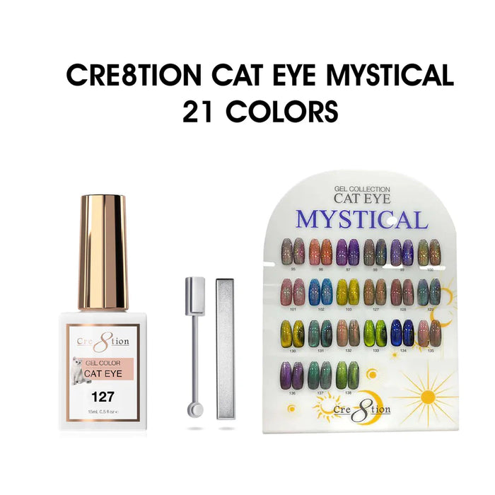 Cre8tion Cat Eye Kit - MYSTICAL (21 colors) Collection (95-103 & 127-138)