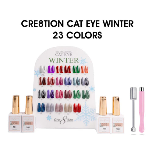 Cre8tion Cat Eye Kit - WINTER (23 colors) Collection (202-219)