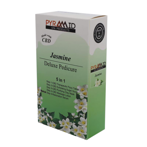 Pyramid JASMINE Deluxe Pedicure 5 in 1 with CBD (Packing: 50 packs/case)