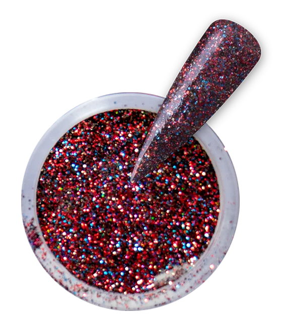 iGel Acrylic/Dipping POWDER, Cosmic Glitter Collection, 2oz, Color List Note, 000