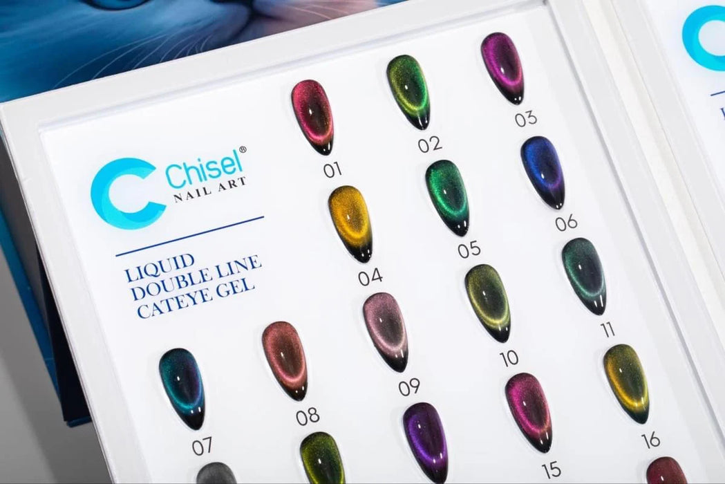 Chisel Liquid Double Line Cateye Kit 24 Colors