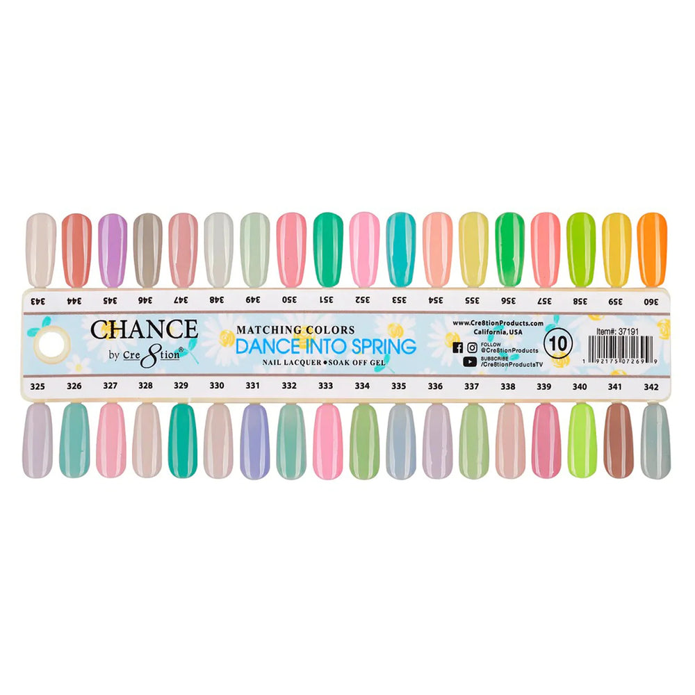 Chance Matching Powder, Dance Into Spring Collection, 36 Colors, Color Booklet, 37191