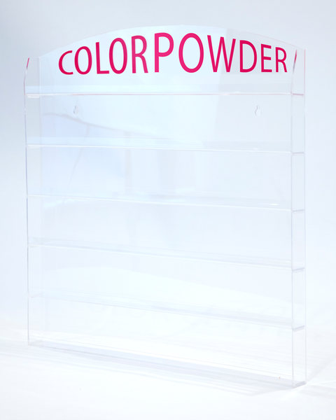 Airtouch Acrylic Wall Mounted Rack "Color Powder", NEW DIMENSION, 96 jars, 1oz, 10241 (PK: 6pcs/case)