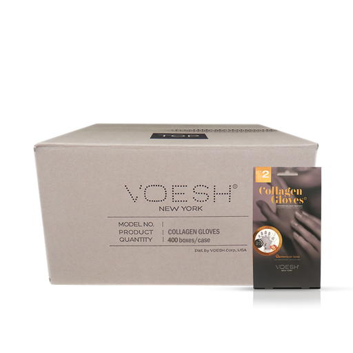 Voesh PEPPERMINT & HERB Collagen GLOVES, BOX, VHM512COL (Pk: 100 Pairs/box, 400 Pairs/case)