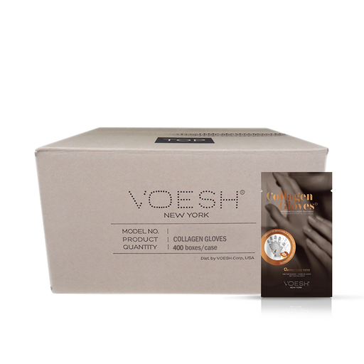 Voesh ARGAN OIL & ALOE VERA EXTRACT Collagen GLOVES, BOX, VHM212COL (Pk: 100 Pairs/box, 400 Pairs/case)