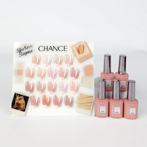 Chance Gel 0.5oz Full Kit (18 Colors) - EFFORTLESS ELEGANCE (EE)
