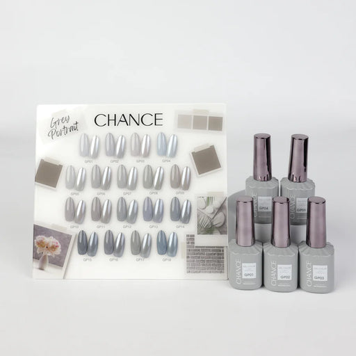 Chance Gel 0.5oz Full Kit (18 Colors) - Grey Portrait