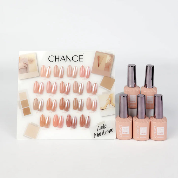 Chance Gel 0.5oz Full Kit (18 Colors) - Nude Wardrobe