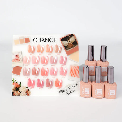 Chance Gel 0.5oz Full Kit (18 Colors) - Peach & Rose Blush