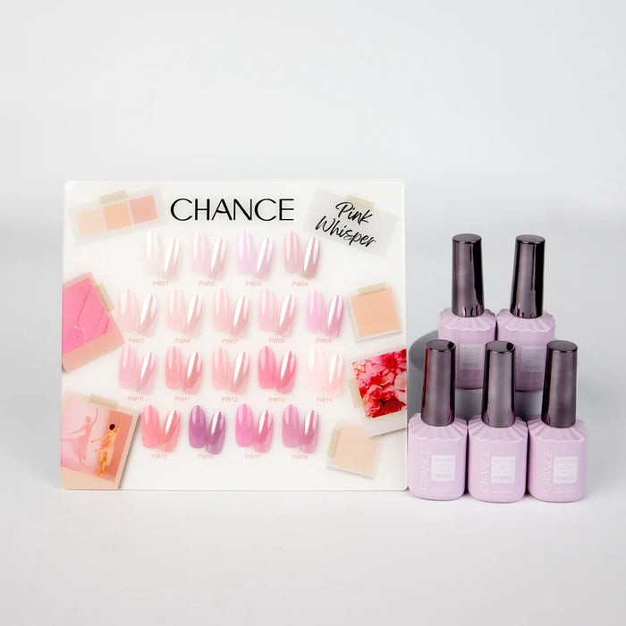 Chance Gel 0.5oz Full Kit (18 Colors) - Pink Whisper