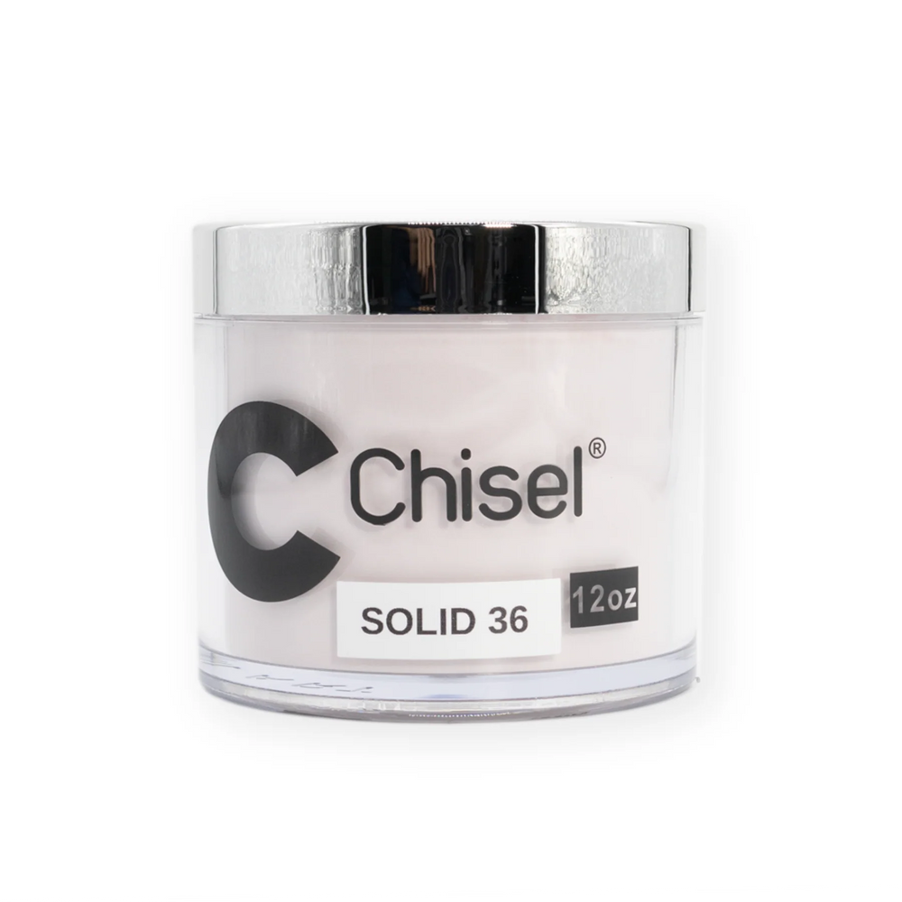 Chisel 2in1 Acrylic/Dipping Powder, Solid  Collection, SOLID36, 12oz (Packing: 60 pcs/case)