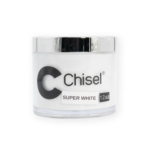 Chisel 2in1 POWDER Pink & White Collection, SUPER WHITE, 12oz (Pk: 60 pcs/case)