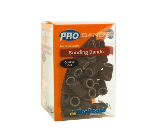 Medicool Sanding Bands, RED - COARSE (Pk: 100 pcs/box)