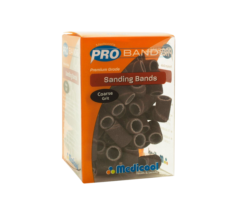 Medicool Sanding Bands, RED - COARSE (Pk: 100 pcs/box)