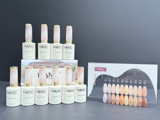HANG 0.5oz Gel - Glamorous Life Collection (80 Colors) - Coffee Boba (#21-#30) 000