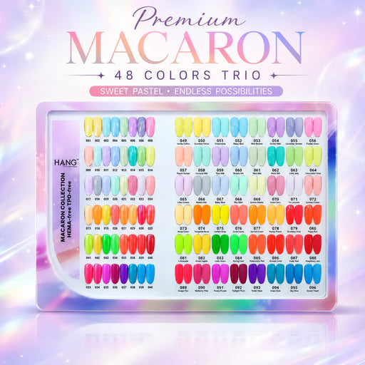 Hang Full Set 4in1 Premium Gel 0.5oz - Macaron Collection (48 Colors)