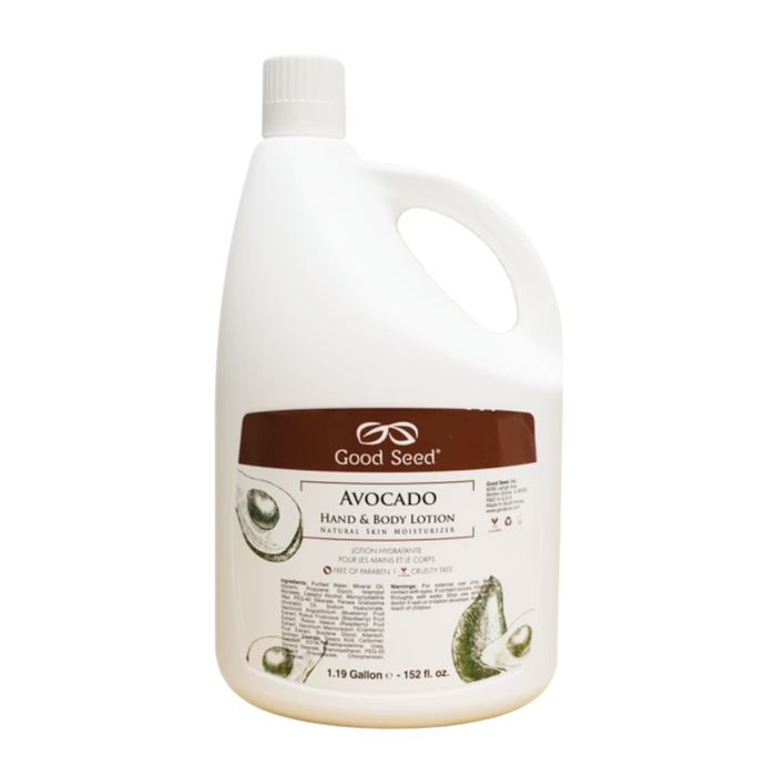 Good Seed Hand & Body Lotion, Avocado, 1 Gallon OK0905LK